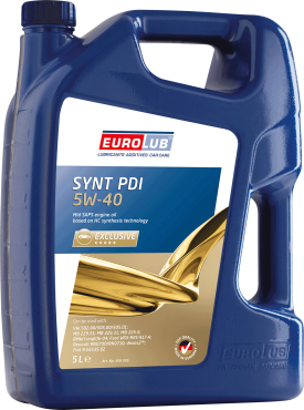 EUROLUB Engine Oil SYNT PDI SAE 5W/40