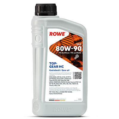 ROWE HIGHTEC TOPGEAR SAE 80W-90 HC